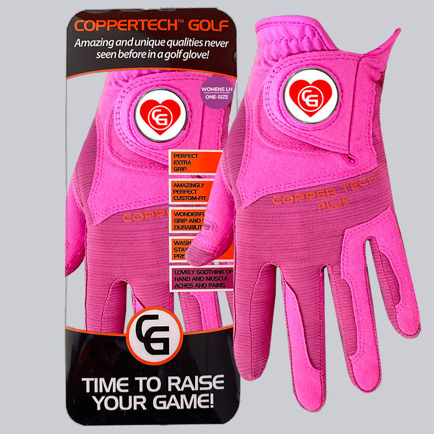 'LOVE TO GLOVE YOU' SPECIAL COPPERTECH PLUS ELITE GRIP PINK/PINK GLOVE