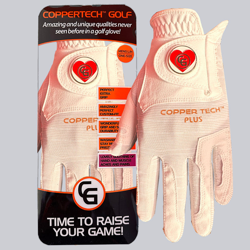 'LOVE TO GLOVE YOU' SPECIAL COPPERTECH PLUS ELITE GRIP WHITE/WHITE GLOVE