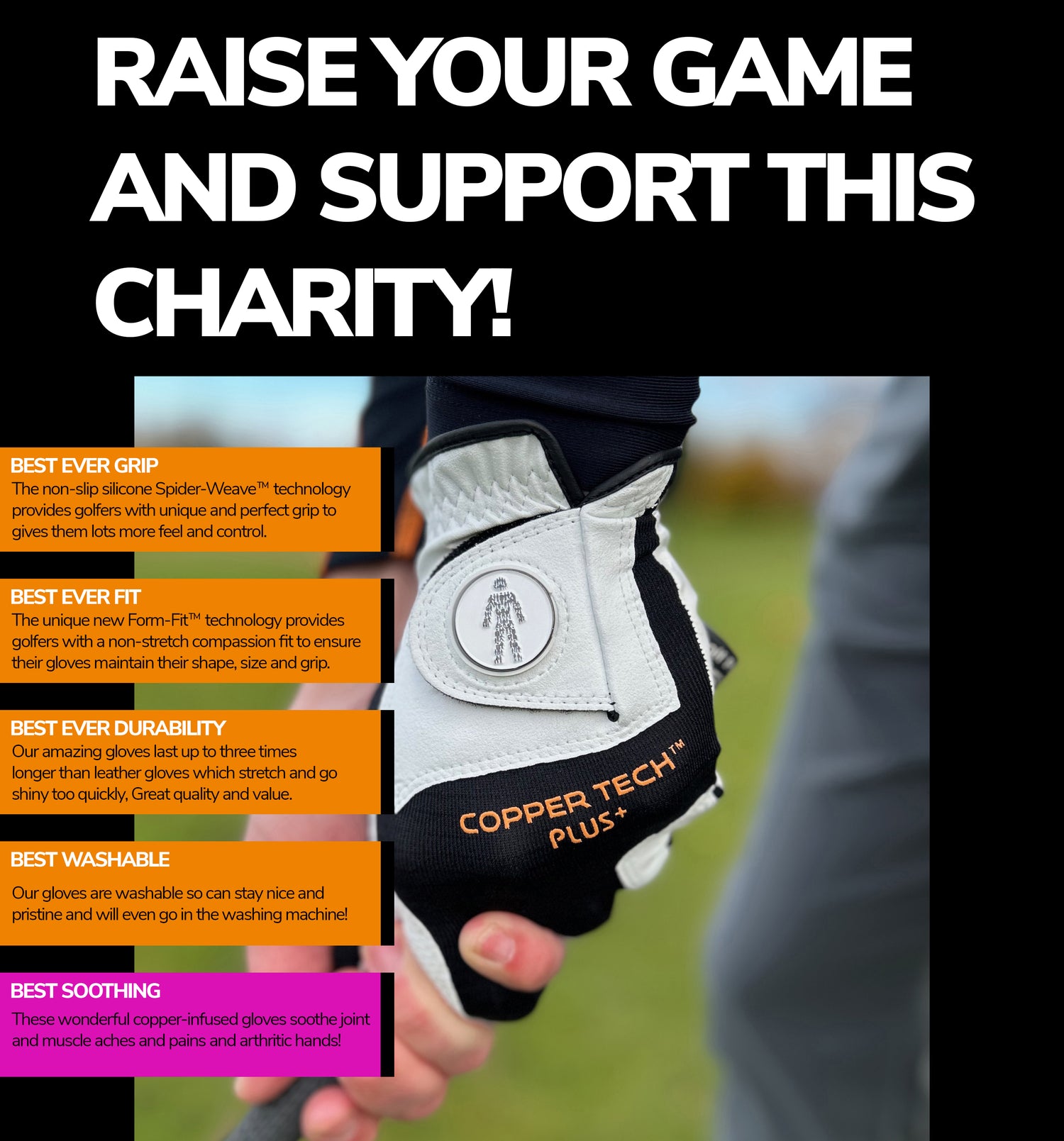 CHARITY GOLF GLOVES