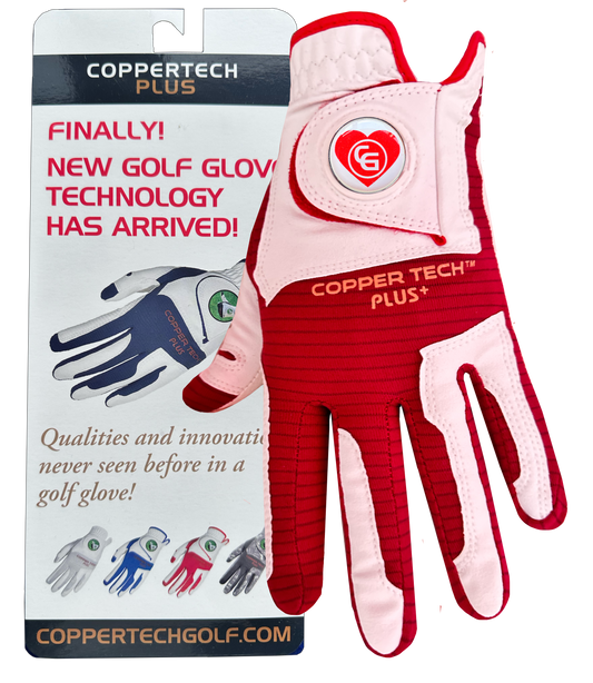 'LOVE TO GLOVE YOU' SPECIAL WHITE/RED COPPERTECH PLUS GLOVE