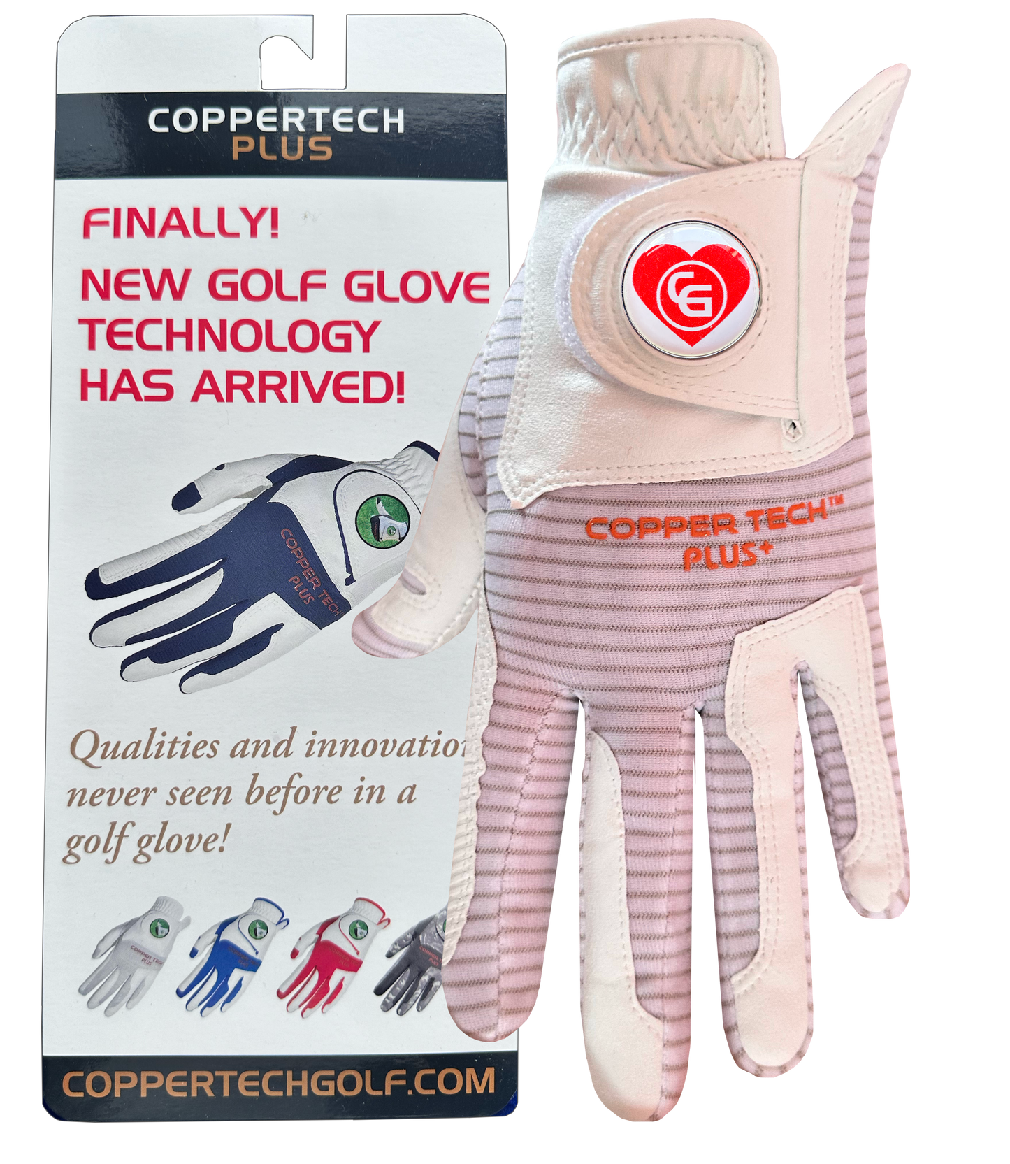 'LOVE TO GLOVE YOU' SPECIAL WHITE/WHITE COPPERTECH PLUS GLOVE